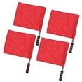 thumbnail image 6 of Haqieyen 4pcs Sports Referee Flags Red for Track, Soccer, Volleyball, 6 of 6