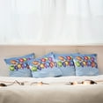 thumbnail image 4 of Ambesonne Birthday Throw Pillow Cover 4 Pack, Balloons Letters Sky, 18", Multicolor, 4 of 5