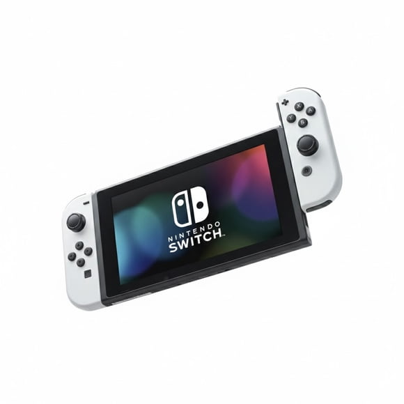 Nintendo Switch 32GB Gaming Console with White Joy-Cons (Refurbished)