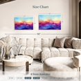 thumbnail image 4 of Elephant Stock Arpeggi Wall Art - Horizontal Canvas Wall Art - Living Room Wall Decor - Abstract Canvas - Blue And Purple Decor By Jacqueline Maldonado - 30" x 20", 4 of 8