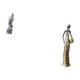 thumbnail image 5 of Estatua de africana Guan Yin, adorno de piedra coleccionable, figura decorativa tribal budista Feng Shui para interior, pasillo, dormitorio, c, 5 of 8