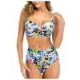 thumbnail image 1 of Ensemble Bikini Rembourré Rehausseur pour Femmes, Maillot de Bain, Tenue de Plage, 1 of 6