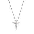 thumbnail image 1 of Collar Ángel Plata Cruze Hipoalergénico, 1 of 3