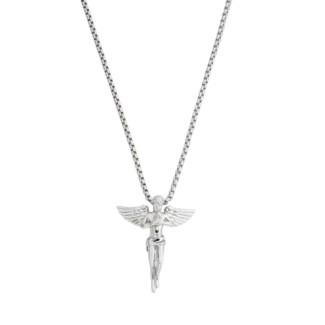 Collar Ángel Plata Cruze Hipoalergénico