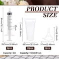 thumbnail image 2 of 30 Pcs 15ml Empty Tubes Plastic Empty Lotion Tubes Plastic Refillable Soft Squeeze Bottles Makeup Sample Bottles Travel Size Containers, 2 of 6