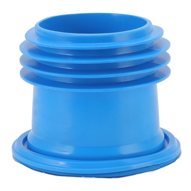 Rubber Toilet Ring, Easy To Install Toilet Sealing Ring Flexible For Home Blue