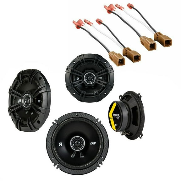 Fits Nissan Hardbody Truck 1995-1997 Speaker Upgrade Kicker DS Series Package