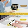 thumbnail image 4 of MoKo for iPad 11-inch (A16) 11th Generation Case 2025, iPad 10th Generation Case 2022 with Pencil Holder, Slim Lightweight iPad Cover with Rugged PC Translucent Back Shell, Yellow, 4 of 9