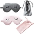thumbnail image 1 of 2pcs Sleep Mask, Sleep Mask Eye Mask Night Mask Travel Works Sleep Mask Sleep Mask Eye Mask Super Soft Material For Women Men, 1 of 7