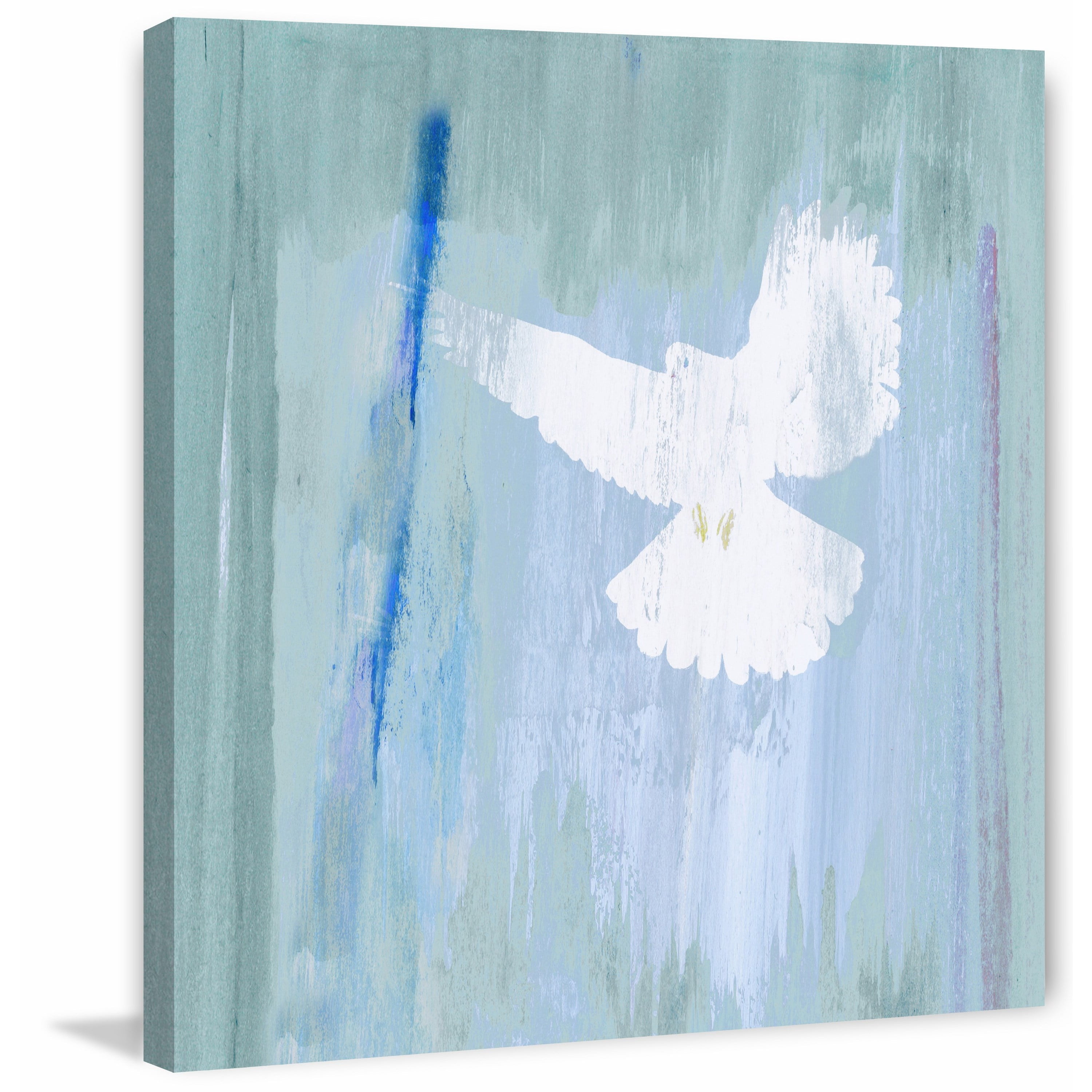 "Angelic Dove" Painting Print on Wrapped Canvas