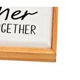 thumbnail image 3 of Parisloft Gather Together with Wood Beads Modern Block Signs,Mini Freestanding Tabletop Decor,Wooden Box Home Signs Wall Decor,5"x4.3", 3 of 8