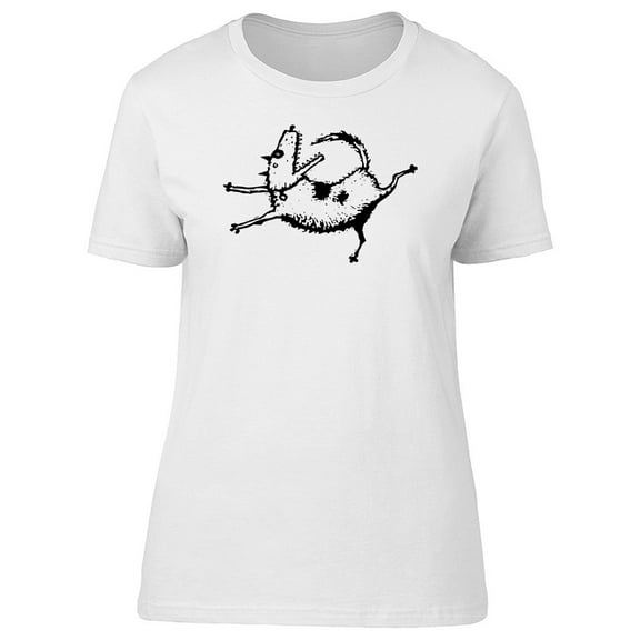 Sketch Grunge Funny Dog Tee Men's -Image by Shutterstock