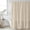 Beige, variant on Brown Farmhouse Shower Curtain, Waterproof Shower Curtains for Bathroom, Vintage Country Monochrome Textured Washable Fabric Cloth Bathroom Curtain Set Bathtub Decor with Hook 72''x72''