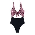 thumbnail image 1 of PEASKJP Maillot de Bain une Pièce pour Femmes Imprimé pour Vacances, PP1 m, 1 of 4