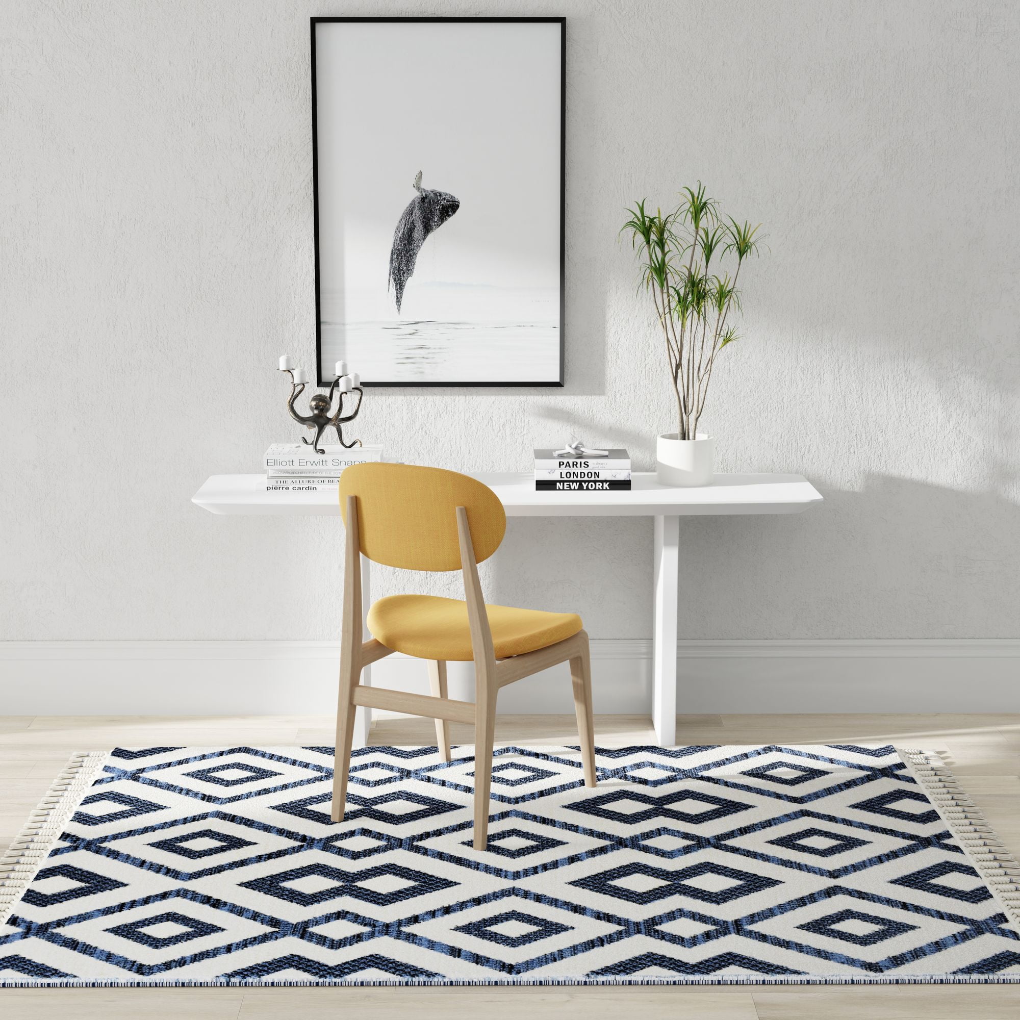 Mason Brooks Catalan IB50B Transitional Geometric 2'6" X 4' Area Rug