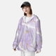 thumbnail image 3 of Balery Lavender Glitter Foil Stripes Sudadera ligera de manga larga con capucha y protección solar UPF 50+ para hombre y mujer, ideal para pesca y running-Large, 3 of 7