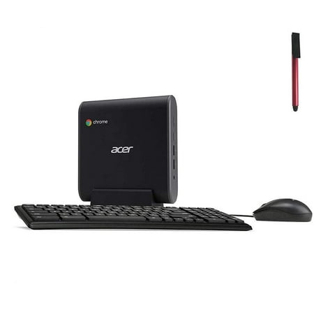 Acer Chromebox CXI3 Mini PC Desktop Computer, Intel Celeron 3867U Processor 1.8GHz, 4GB DDR4, 128GB SSD, Online Class Ready, USB Type-C, Chrome OS, Keyboard and Mouse Included, 64GB Flash Drive
