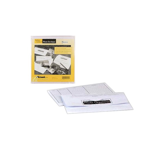 Lineco Photo File Envelopes 4X6 Inch 25/Pk