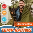 thumbnail image 4 of 0 Degree Winter Sleeping Bag for Adults Kids with Pillow, Cold Weather Sleeping Bag for 4 Season Camping Hiking Backpacking Sleeping Bags for Big and Tall, 4 of 10