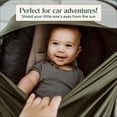 thumbnail image 3 of Funda de lactancia transpirable y funda de asiento de coche para bebés Simka Rose - Funda de lactancia para bebé niño y niña - Funda de dosel para asiento de coche ajustable y elástica para el verano, 3 of 5