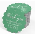 thumbnail image 4 of Inkdotpot Silver Foil Paper Hang Tags Thank You Baby/ Bridal Shower Favor Tags 100 Piece, 4 of 7