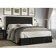 thumbnail image 3 of HMD Keith Queen Upholstered Panel Bed, Black, 3 of 3
