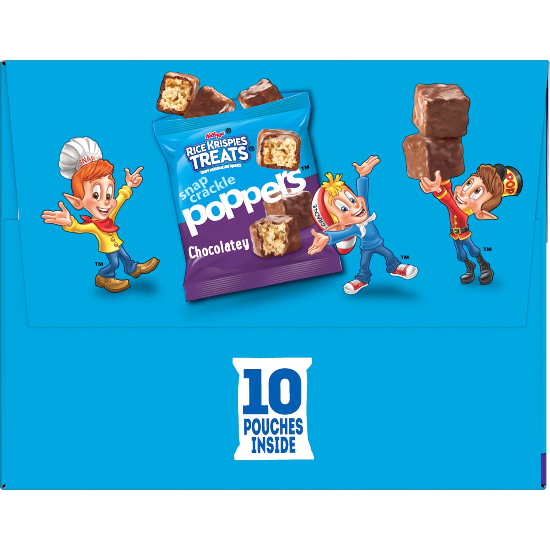Rice Krispies Treats Poppers Chocolatey Chewy Marshmallow Breakfast Bites, 10 oz, 10 Count