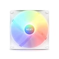 thumbnail image 3 of NZXT F140 RGB Core Fan - RF-C14SF-W1 - 140mm Hub-Mounted RGB Fan - Sublime RGB Lighting - PWM Control - Single, 140mm Case Fan - White, 3 of 5