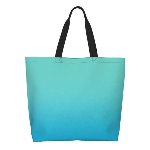 Naloa Teal Turquoise Tote Bag for Women Large Capacity Shoulder Bag for College Work Travel Shopping