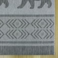 thumbnail image 2 of Paseo 8' x 10' Gray Animal Print Outdoor Rug, 2 of 4