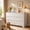 White-6 Drawers, variant on 8-Drawer Dresser, Sturdy Chest of Drawers with Metal Handles, Multi-Functional Storage for Bedroom, Kids Room, Living Room, Entryway & Hallway, White