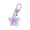 Purple, variant on Unique Keychain Ornament Fashion Key Holder Stylish Key Jewelry Acrylic Texture for Daily Commute or Party Accessories