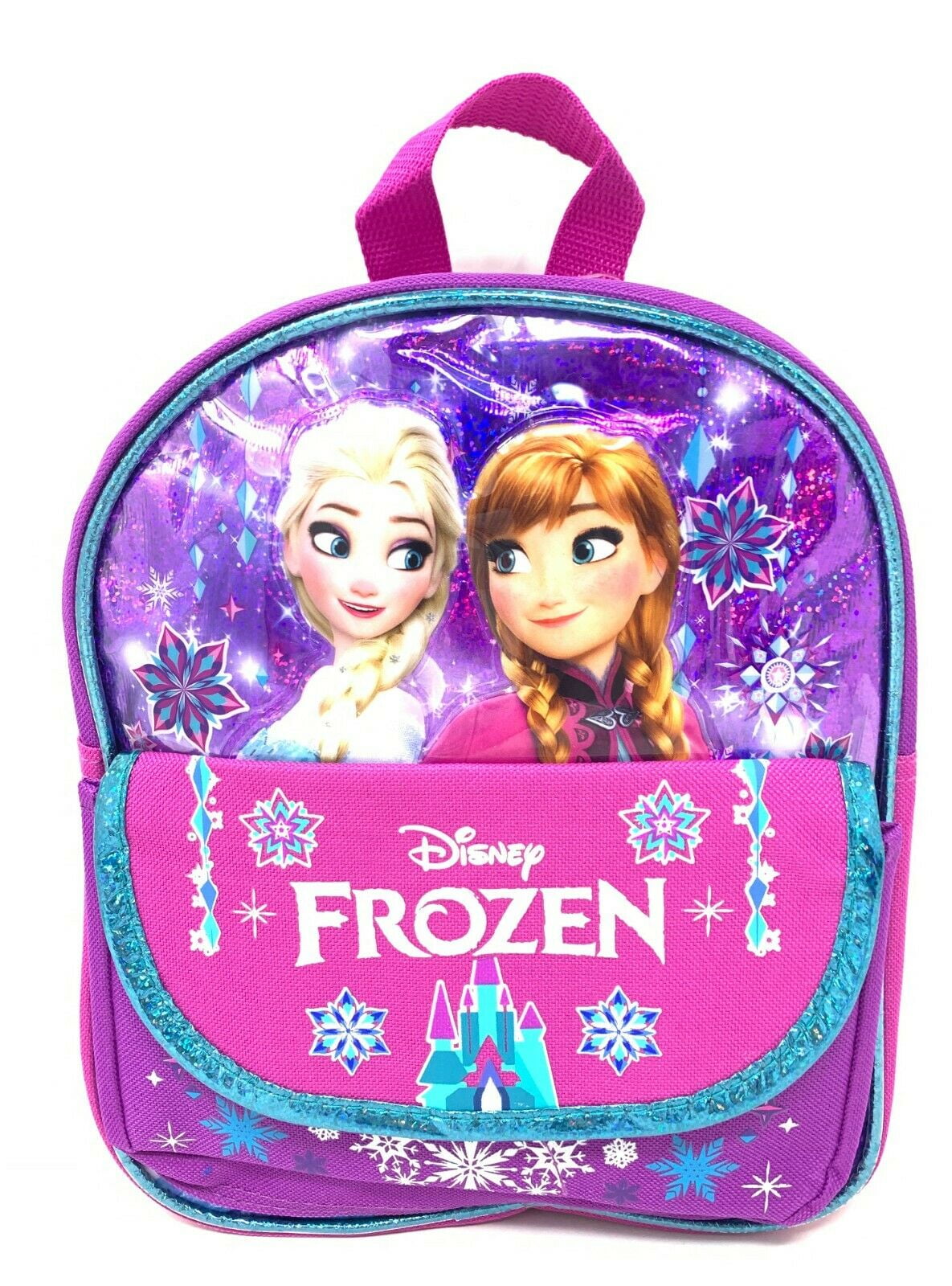 Disney Frozen Elsa & Anna Girls Mini 10" Canvas School Backpack