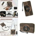 thumbnail image 4 of ZUXONGSY Dachshund Dog Paw Print Leather Women's Tote Bag Crossbody Bag and Wallet 2 Piece Set Trendy Purse Set for Work, Travel, & Outings Waterproof and Lightweight, 4 of 5