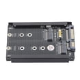 thumbnail image 1 of NGFF SSD Converter To 2.5 Inch  3.0 Card, PCB Iron Durability Dual NGFF B M Key M.2 SSD Card Driver Free Practical 6Gbps  for 2230 2242 2260, 1 of 7