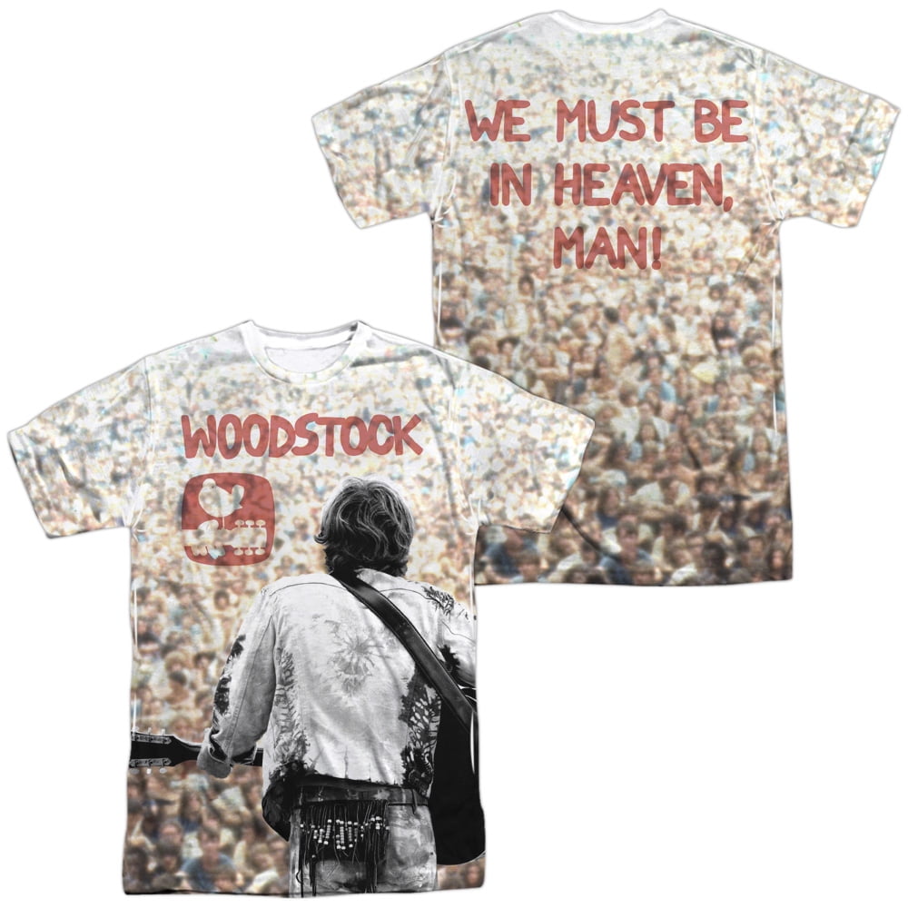 TeeShirtPalace Woodstock White Lake Crowd Long Sleeve Shirt 