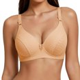 thumbnail image 2 of Push-Up Bras for Women,Solid Color Adjustable Thin Straps Softness Fashion Sports Everyday Bralettes, 2 of 9