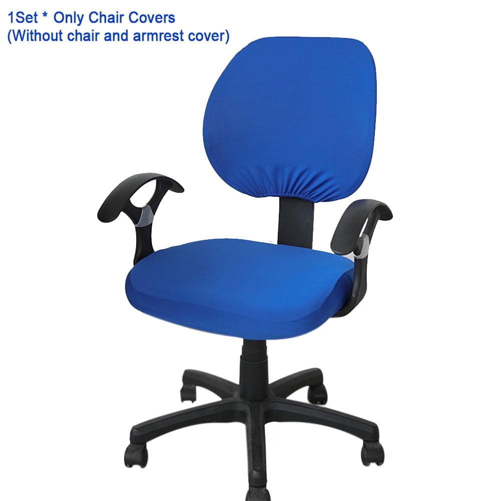 Details about   Desk Chair Cover Home Office Armchair Slipcover Roating Swivel Seat Protector 