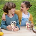 thumbnail image 7 of PAYOHTO Roses Birds Beige Insulated Stainless Steel Tumbler 12 oz Thermos Come with Straw Kids Leak-Proof Travel Mug Cup, 7 of 7