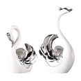 thumbnail image 4 of Figuritas de cisne estatua de cerámica Strade Fareast Limited Decoración creativa regalo de recuerdo, 4 of 8