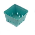 thumbnail image 2 of 42 Pack QUART Green Molded Pulp Fiber Berry/Produce Vented Baskets for Fruit and Vegetable, 2 of 4
