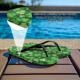 thumbnail image 4 of CHAQLIN St. Patrick's Day Slim Flip Flops for Women Beach Rubber Shower Shoes Basic Thong Sandals, 4 of 9