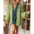 thumbnail image 4 of Sherrylily Women Chunky Cardigan Cable Knit Loose Open Front Sweaters Coat, 4 of 5