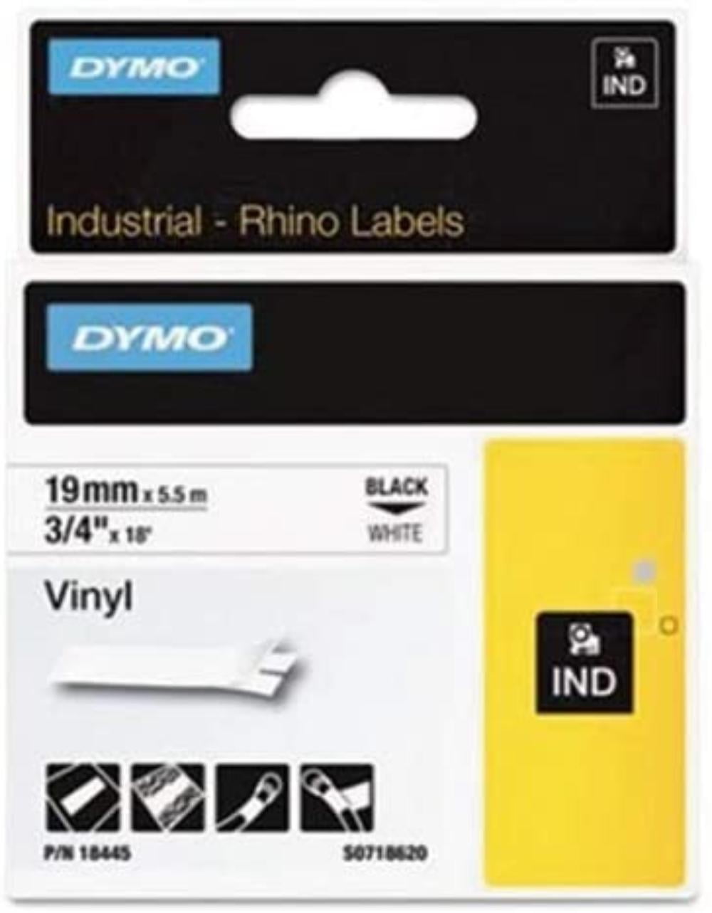 Dymo 18445 Rhino Metalized 3/4" Label Roll for sale online 