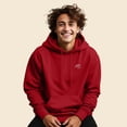 thumbnail image 3 of Dalix UFO Embroidered Fleece Zip Hoodie Cold Fall Winter Mens in Red L Large, 3 of 5
