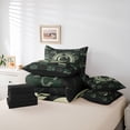 thumbnail image 6 of jejeloiu Fashion Monogram Alphabet C 7 Pieces Bedding Comforter Set For Boys,Kids Golf Sport Gaming Full Bedding Set,Black Reversible, 6 of 7