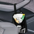 thumbnail image 3 of Yuyamidu Skull Car Trash Bag Hanging Car Rubbish Bag Small Garbage Bag for SUV Truck Auto Interior Accessories Portable Car Trash Can Bin for Front or Back Seat, Black, 3 of 7