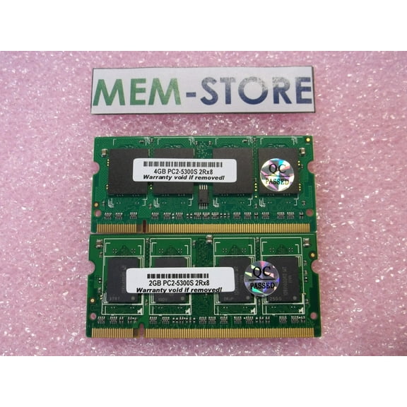 6GB (4GB 2GB) PC2-5300 Memory Apple MacBook Pro MA895LL/A MA896LL/A MA897LL/A (3rd Party)