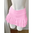thumbnail image 4 of Pink Ruffle Layered Mini Skirt For Women Casual Summer Wear, 4 of 7