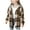 P116-Coffee, variant on Girl Fall Jacket Plaid Lined Flannel Shirts Button Down Hooded Shirt Kids Casual Holiday Jackets 4 15 Years,Sizes 12-13 Years